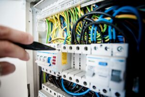 checking electrical breaker and wiring